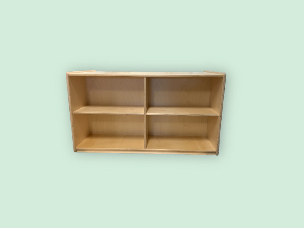meuble à 4 cases en bois pour enfant