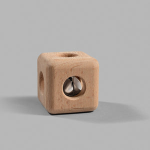 Cube rattle with bell - Baby